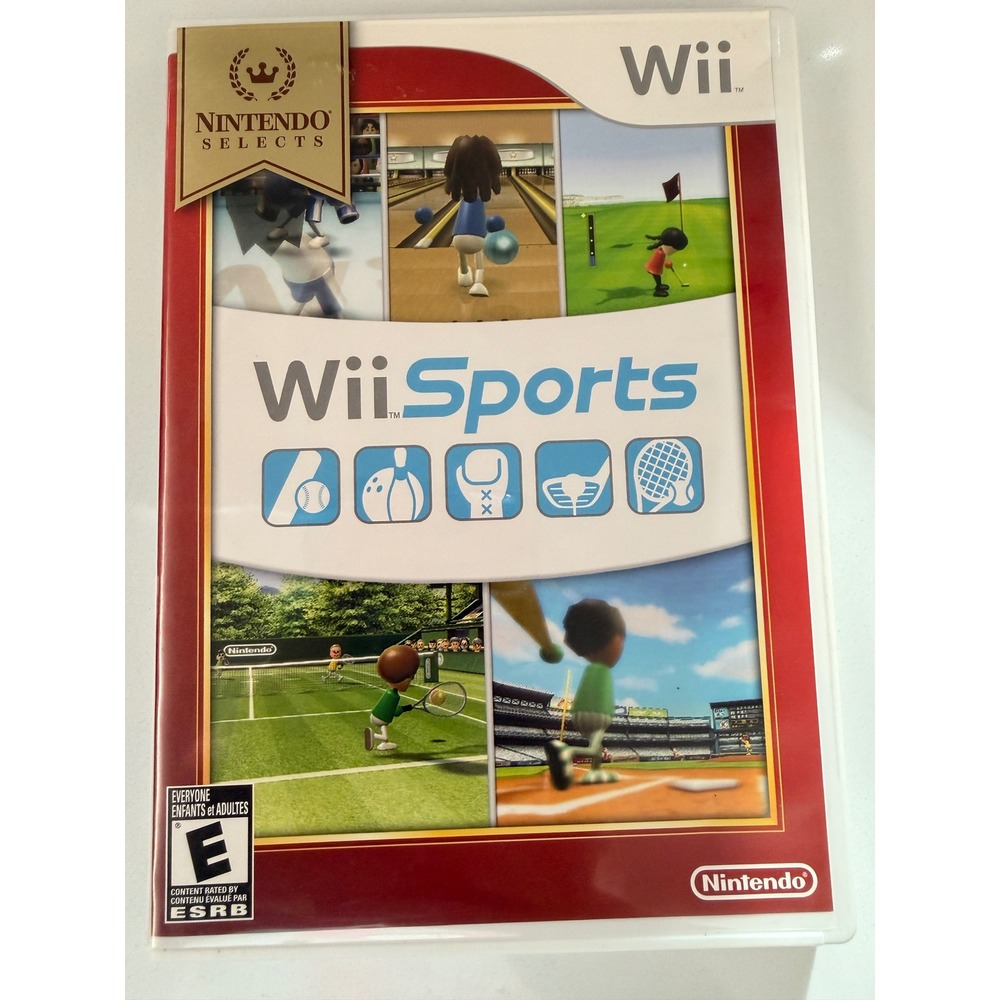 Wii Sports Nintendo Selects Nintendo Wii Complete CIB Bowling Tennis Golf